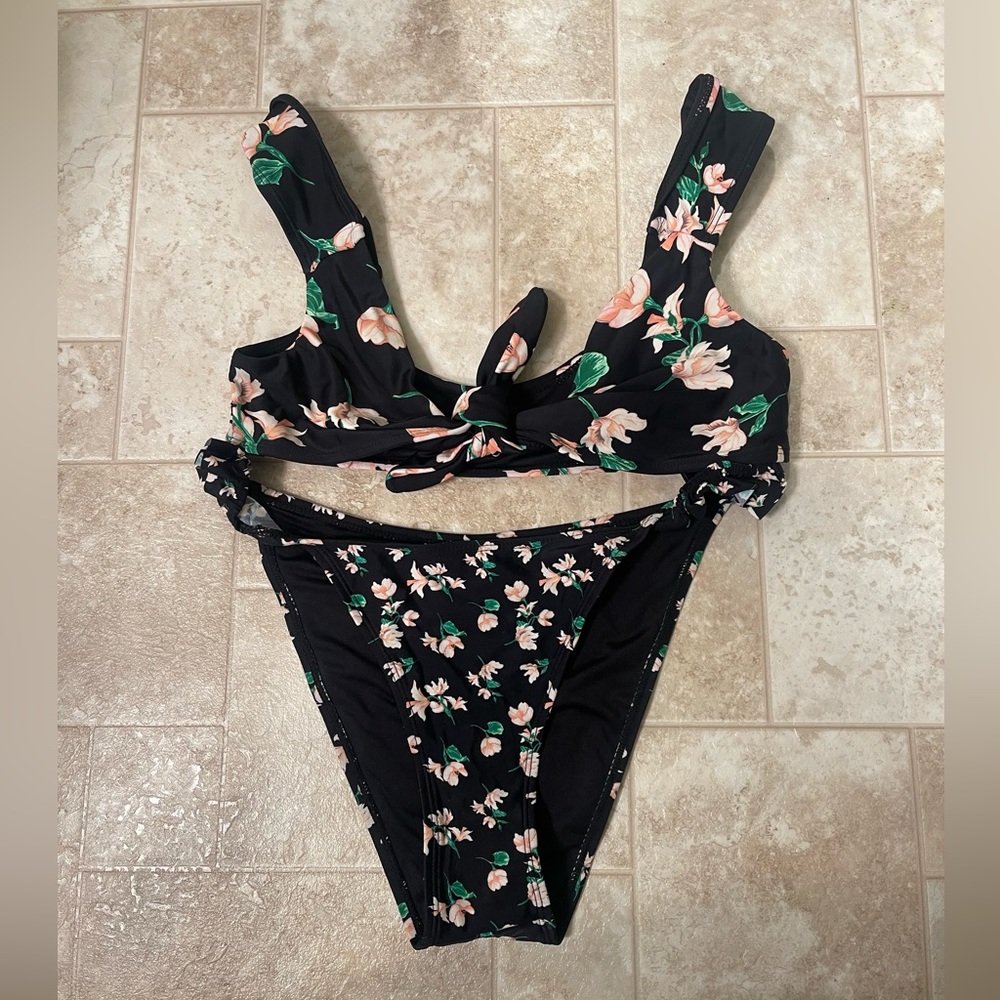 Topshop floral bikini